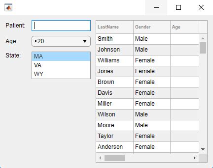 Matlab layout.  Create a grid layout manager that automatically adjusts its row and co...