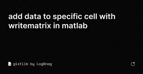 Matlab save matrix. txt file. dat cell.  Please see attached.  The writematrix function out...
