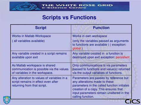 Matlab script vs function.  This guide clarifies their unique features, use...