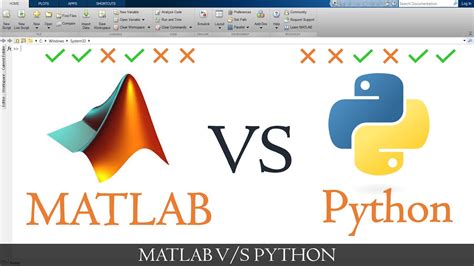 Matlab vs python. .  Get started using MATLAB quickly and for free.  Comprehensive listing of al...
