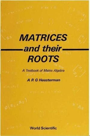 Matrices and their roots a textbook of matrix algebra with disk. - Handbuch zur überprüfung der grundlegenden selbsteinschätzung.