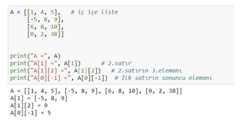Matrislere Giriş ve Python'da Matrisler Miuul.