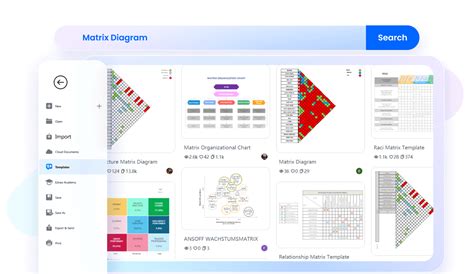 Matrix diagram maker.  Explore professionally designed matrix templates you can customize a...