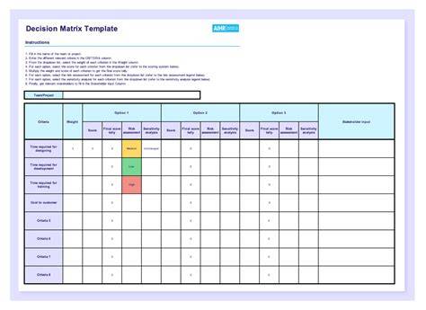 Matrix template free download.  Improve decision-making with our free Matrix ...