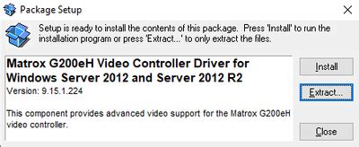 Matrox g200ew3 driver.  This package provides the driver for the video and is supporte...
