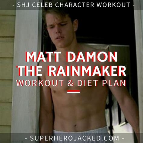 Matt Damon Diet Plan & Workout Routine ️ ️ Official 2024