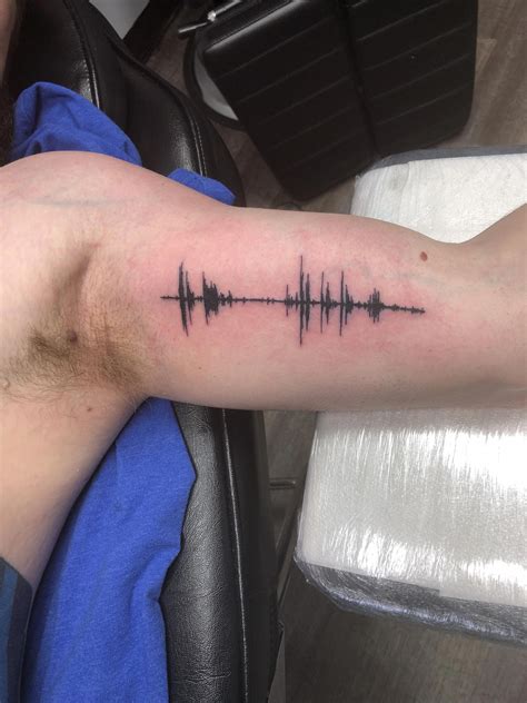 Matt is a licensed to create Soundwave Tattoos™ Add sound to your next