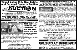 Matt maring upcoming auctions. Maring Auction Co. specializes in Farm Agricultural Land & Residential Real Estate, Ag Equipment, Co. Page · Auction House (800) 801-4502 