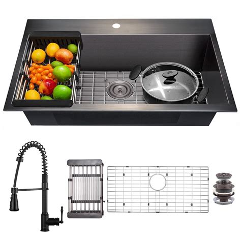 Matte Black - Kitchen Sinks - Kitchen - The Home Depot