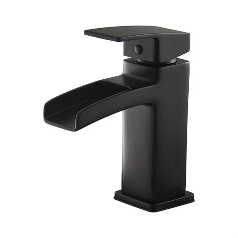 Matte Black Single Hole Faucet Single-handle Bathroom Faucet …