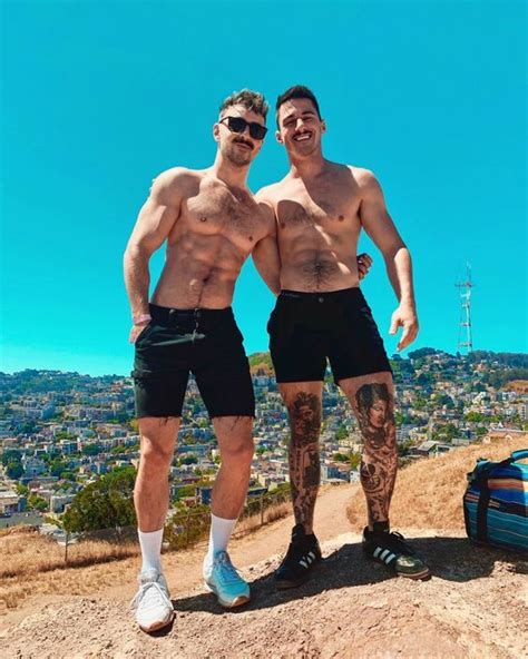 Matteo Lane with his boyfriend, Kike Alba in 2018 (Photo: