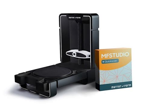 Matter and Form 3D Scanner v2 with Quickscan 3D Prima 3DPrinters