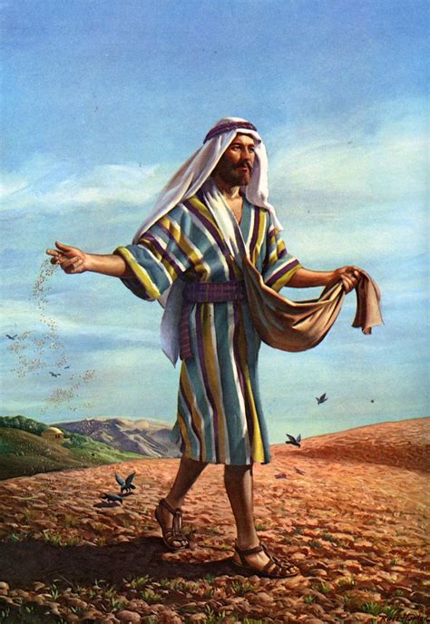 Matthew 13:3 Behold, a sower went forth Christ