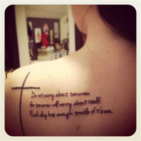 Matthew 634 Tattoo quotes, Tattoos, Tattoo inspiration