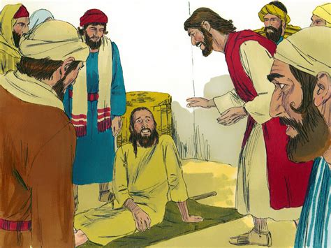 Matthew 9 NLT - Jesus Heals a Paralyzed Man - Jesus