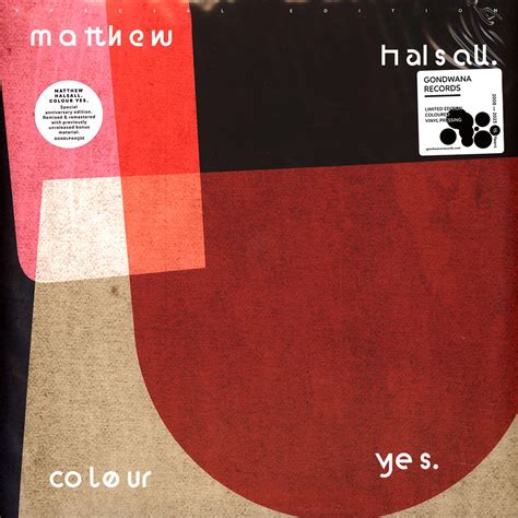 Matthew Halsall – Colour Yes (2024, Vinyl) - Discogs