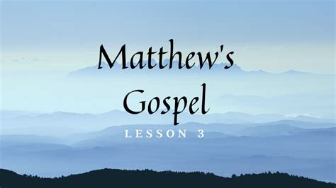 Matthew Lesson 17 Day 3 - Off Grid Worship who do people …