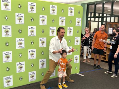 Matthew McConaughey takes photos, signs new book ‘Just Because’ for hundreds in Austin  