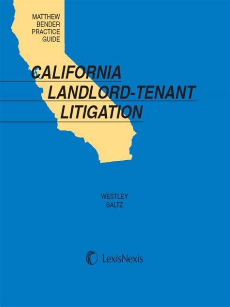 Matthew bender practice guide california landlord tenant litigation. - Elementos románticos en las novelas de ricardo güiraldes..