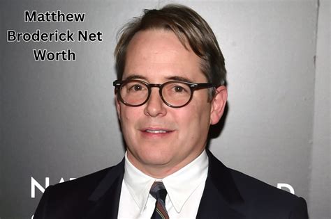 Matthew Broderick's salary $100,000 a week Matthew Broderick Bio/Wiki, Net Worth, Married 2018 Matthew Broderick is an American actor who, among other roles, played the title character in Ferris Bueller's Day Off, voice of the Adult Simba in The Lion King, and portrayed Leo Bloom in the Hollywood and Broadway productions of The Producers.. 