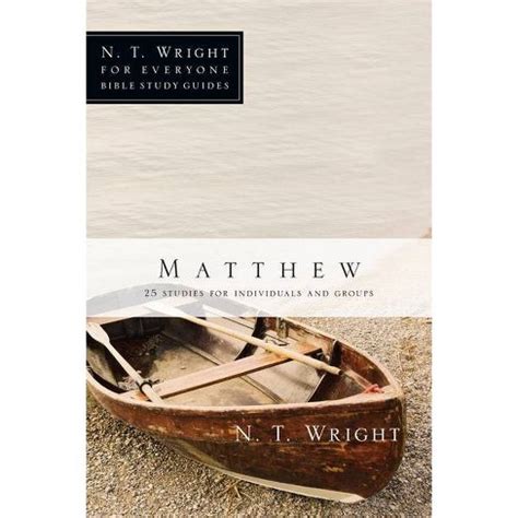 Matthew n t wright for everyone bible study guides. - Dramatisk framställning och mått på kreativitet.