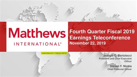 Matthews International: Fiscal Q4 Earnings Snapshot