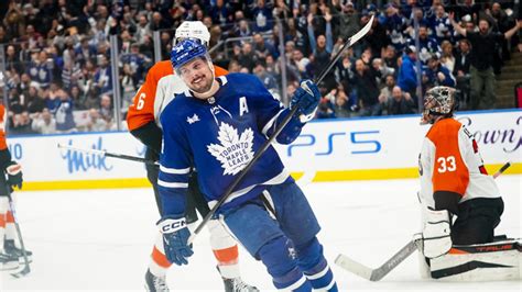 Matthews scores 2 late goals for hat trick, Maple Leafs beat Canadiens 6-5 in shootout