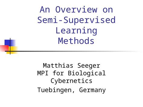 Matthias Seeger. 2001. Learning