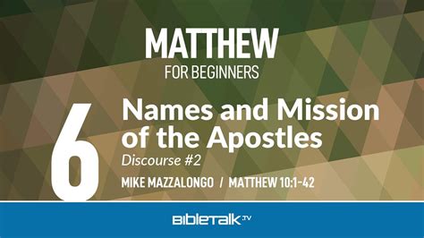 Matthieu 10.11 - BibleTalk.tv