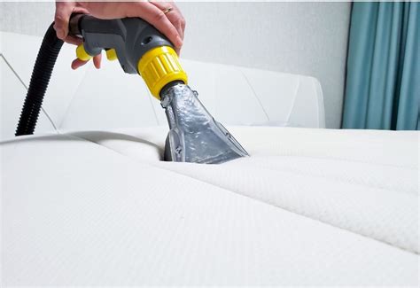 Mattress cleaning service. As part of our mattress cleaning services, we: Vacuum the mattress with high-power vacuum cleaners to get rid of any trapped dust, dust mites, bed bugs, etc. Remove stains with effective cleaning products. Steam clean the mattress via a hot water extraction method. We vacuum the mattress again after steaming, just to be sure that all dirt is gone. 