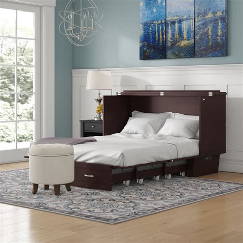 Mattress murphy bed. Audet Solid Wood Storage Murphy Bed with Charging Station and Mattress Included. by Canora Grey. From $1,499.99 $1,639.99. ( 1057) Fast Delivery. FREE Shipping. Get it by Sat. Mar 16. Bed Frame Material. Solid Wood. 