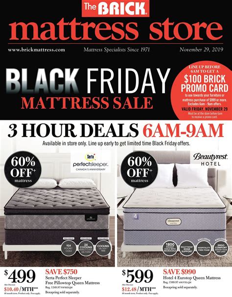 Mattress sale black friday. During the sale, shoppers can save $150 on hybrid and latex models with discount code ORGANIC and get as much as $350 off luxury plush mattresses with promo code EARLYBF. The Black Friday mattress ... 