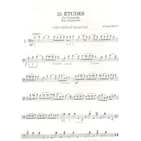 Matz ​​rudolf 25 etudes positions basses violoncelle solo dominis music. - Akai am u41 u61 service manual download.