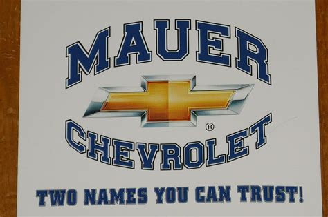 Mauer chevrolet. Mauer Chevrolet is owned and operated by the Mauer family, who have been integral to the dealership’s success since its inception. Their unwavering … 