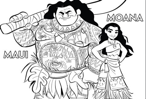 Maui Coloring Page