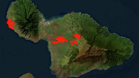 Maui fire map 2025.  Real-time information about wildfire and firefighting e...