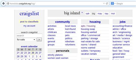 Craigslist Maui Jobs & Employment: Search 2,871 Craigslist Maui Jobs in your area on ItsMyCareer. View Craigslist Maui Jobs near you! Job Title. Job Title, Keywords, or Company Name. Job Location. City, State, or Zip Code. ItsMyCareer.com is a job search engine. We are not an agent or representative of any employer..