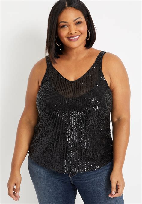 Maurices sequin top. Related Searches to Women’s Tanks & Camis. Plus Size Tops, Shirts & Blouses, Plaid & Button Down Shirts, Basic Tees, Plus Size Tanks & Camis. Shop our collection of trendy tank tops and camisoles for women at maurices, offered in a variety of styles and sizes. Free shipping on all orders over $50! 