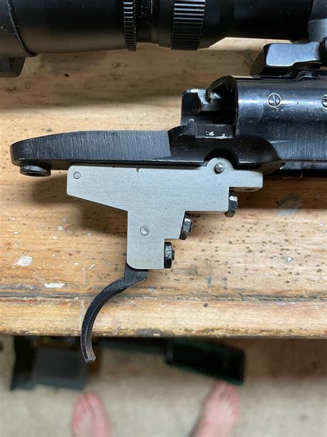 Mauser action trigger adjustment.  Remove any ammunition.  Then &ldquo;un-set&rdquo; the trigger...