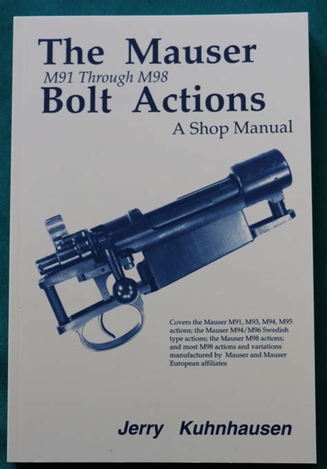 Mauser bolt actions a shop manual. - Realidad pluricultural en el occidente boliviano y su desafío para las ipds.