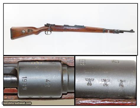 WWII Nazi byf 45 Code MAUSER K98 Bolt Action Rifle German World War II 8mm World War II Nazi Third Reich Marked Infantry Rifle Dated (19)45 for sale online.