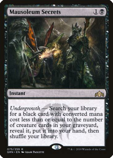 Mausoleum Secrets #075 Prices Magic Guilds of Ravnica Magic …