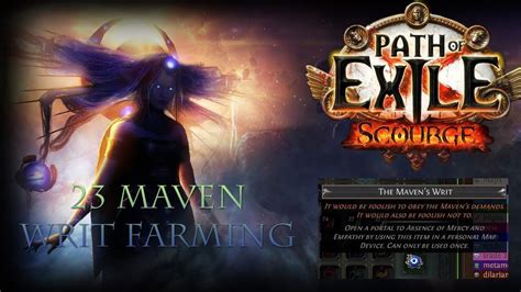 We keep The Maven's Writ poe item in stock. It would be foolish to obey the Maven's demands. It would also be foolish not to. Open a portal to Absence of Mercy and Empathy by using this item in a personal Map Device. Can only be used once. The Maven's Writ is a great Path of Exile fragment, which can be delivered instantly in all leagues.. 