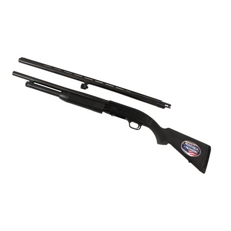 Thinking about picking up a Maverick 88 for home defense and some causal range shooting, maybe 5 times a year tops. Any general difference between the 18.5 and 20 inch barrel? ... The 20" barrel has a longer mag tube, thus the barrel retaining nut sits farther forward, rendering all the 5-shot barrels useless on your potential 7-shot model .... 