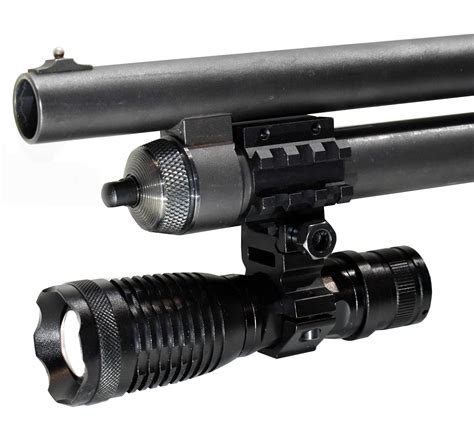 Maverick 88 flashlight mount. Tactical Flashlight and Laser Sight Ribbed Barrel Clamp Mount with Rail Fit for 12 Gauge Shotgun Tubes Mossberg 500 Maverick 88 Benelli M4. 4.3 out of 5 stars. 38. $8.99 $ 8. 99. Typical: $23.50 $23.50. FREE ... ALONEFIRE Weapon Light Mount Offset Flashlight Mount Picatinny Gun Tactical LED Torch Black for Sports Outdoors Fitness Hunting ... 