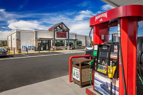 Maverick gas station. Maverik in Cheyenne, WY. Carries Regular, Midgrade, Premium, Diesel. Has Membership Pricing, Propane, C-Store, Pay At Pump, Restrooms, Air Pump, ATM, Loyalty Discount ... 