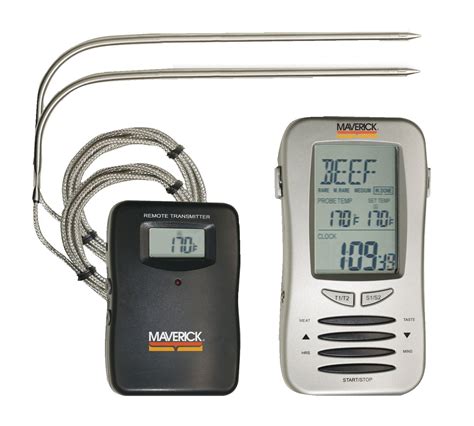 Maverick redi chek remote cooking thermometer. Maverick Housewares IRT-01 Redi-Chek 1-Inch Dial Professional Instant Read Thermometer, Silver. 4.0 out of 5 stars 1. $12.99 $ 12. 99. FREE delivery Tue, Sep 26 . ... Yunbaoit Digital Remote Food Cooking Meat Thermometer for BBQ Grill Smoker Oven Kitchen,500 FT Range&Dual Probes. 4.5 out of 5 stars 3,334. 500+ bought in past … 