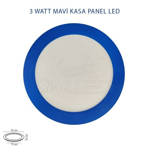 Mavi Kasa Panel LED. 