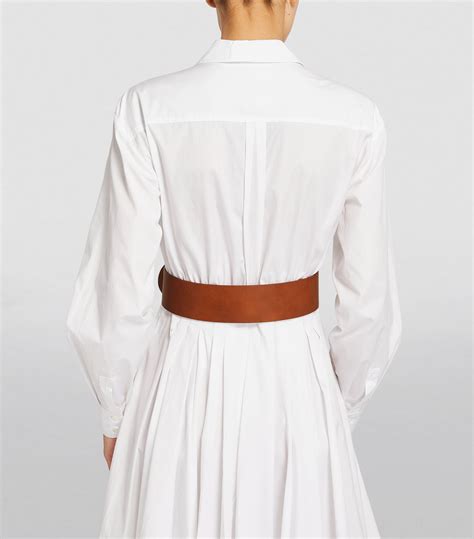 Max Mara Leather Wide Belt Harrods US