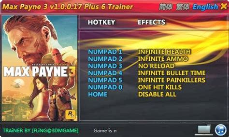 Max Payne 3 v1.0.0.55 (+6 Trainer) [FLiNG] - MegaGames